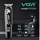 Trimmer profesional VGR V 075 cu afisaj LED si 4 piepteni