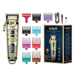 Aparat de tuns cu carcasa metalica premium VGR V 005 Afisaj LED