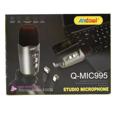 Microfon profesional pentru studio Q MIC995 Microfon profesional pentru studio Q MIC995