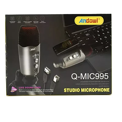 Microfon profesional pentru studio Q MIC995 Microfon profesional pentru studio Q MIC995
