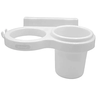 Suport auto adeziv de perete Q T150 pentru uscator de par si accesorii Culoare Suport auto adeziv de perete Q T150 pentru uscator de par si accesorii Culoare