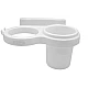 Suport auto adeziv de perete Q T150 pentru uscator de par si accesorii Culoare Suport auto adeziv de perete Q T150 pentru uscator de par si accesorii Culoare