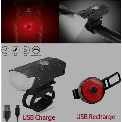 Set lanterna far stop led usb bicicleta trotineta 300 lm minimalist Set lanterna far stop led usb bicicleta trotineta 300 lm minimalist
