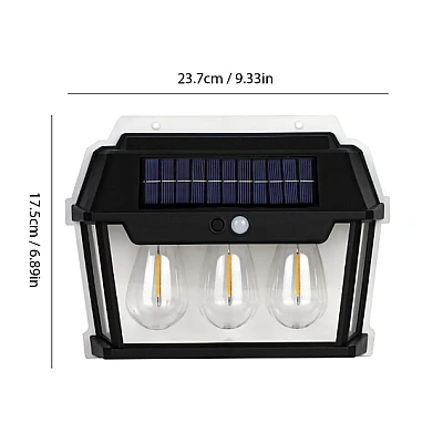 UB Lampa solara de perete HW 999-3W cu 3 led inductie si senzor miscare UB Lampa solara de perete HW 999-3W cu 3 led inductie si senzor miscare