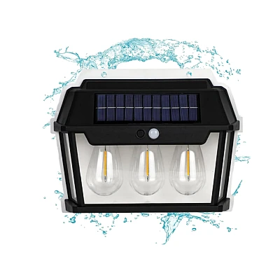 UB Lampa solara de perete HW 999-3W cu 3 led inductie si senzor miscare UB Lampa solara de perete HW 999-3W cu 3 led inductie si senzor miscare