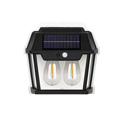 Lampa solara de perete HW 999-2W cu led inductie si senzor miscare Lampa solara de perete HW 999-2W cu led inductie si senzor miscare