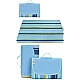 Patura de plaja/picnic tip geanta impermeabila cu dungi 130x150cm Patura de plaja/picnic tip geanta impermeabila cu dungi 130x150cm