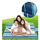 Patura de plaja/picnic tip geanta impermeabila cu dungi 130x150cm Patura de plaja/picnic tip geanta impermeabila cu dungi 130x150cm