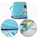 Patura de plaja/picnic tip geanta impermeabila cu dungi 130x150cm Patura de plaja/picnic tip geanta impermeabila cu dungi 130x150cm