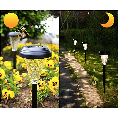 Lampa solara decorativa pentru gradina 45cm Lampa solara decorativa pentru gradina 45cm