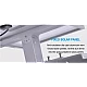 Lampa solara stradala LED 300W cu 4 casete Lampa solara stradala LED 300W cu 4 casete