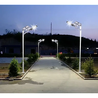 Lampa solara stradala LED 300W cu 4 casete Lampa solara stradala LED 300W cu 4 casete