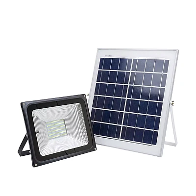 Proiector LED 50W lumina rece cu panou solar Proiector LED 50W lumina rece cu panou solar