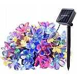 UB Instalatie de gradina cu incarcare solara 30 de leduri flori de cires MULTICOLOR