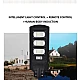 Lampa solara stradala LED 150W cu panou fotovoltaic cu 3 casete Lampa solara stradala LED 150W cu panou fotovoltaic cu 3 casete