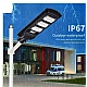 Lampa solara stradala LED 150W cu panou fotovoltaic cu 3 casete Lampa solara stradala LED 150W cu panou fotovoltaic cu 3 casete
