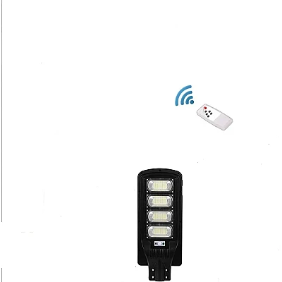 Lampa solara stradala LED 200W cu panou fotovoltaic cu 4 casete Lampa solara stradala LED 200W cu panou fotovoltaic cu 4 casete
