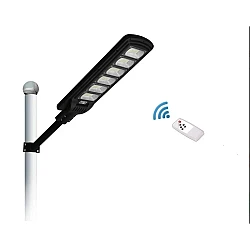 Lampa solara stradala LED 300W cu panou fotovoltaic cu 6 casete