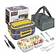 Cutie de pranz electrica capacitate 1.5L cu Functie autogatire si accesorii Cutie de pranz electrica capacitate 1.5L cu Functie autogatire si accesorii