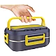 Cutie de pranz electrica capacitate 1.5L cu Functie autogatire si accesorii Cutie de pranz electrica capacitate 1.5L cu Functie autogatire si accesorii