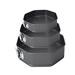 Set 3 forme pentru torturi sau prajituri model octogonal