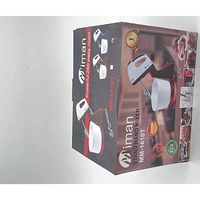 Mixer cu Bol Miman MM 1610T putere 260W 7 Viteze capacitate 2 litri Mixer cu Bol Miman MM 1610T putere 260W 7 Viteze capacitate 2 litri