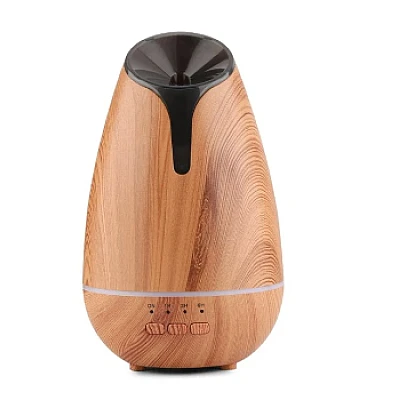 Umidificator / Difuzor aromaterapie model lemn natur cu LED 7 culori Umidificator / Difuzor aromaterapie model lemn natur cu LED 7 culori