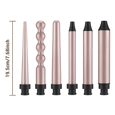Ondulator de par 7 in 1 cu 2 Trepte temperatura Potrivit pentru parul uscat si ud Ondulator de par 7 in 1 cu 2 Trepte temperatura Potrivit pentru parul uscat si ud