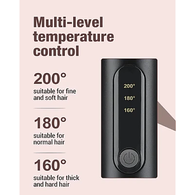 Ondulator de par 7 in 1 cu 2 Trepte temperatura Potrivit pentru parul uscat si ud Ondulator de par 7 in 1 cu 2 Trepte temperatura Potrivit pentru parul uscat si ud