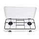 Aragaz portabil cu 2 ochiuri model 2833 alimentare butelie ALB Aragaz portabil cu 2 ochiuri model 2833 alimentare butelie ALB