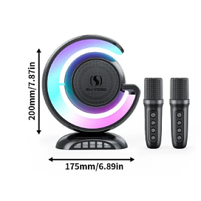 UB Boxa portabila Bluetooth YS110 cu 1 microfoan pentru karaoke UB Boxa portabila Bluetooth YS110 cu 1 microfoan pentru karaoke