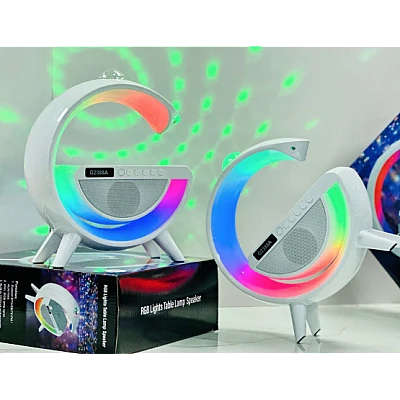 Boxa Bluetooth G2388A cu incarcare wireless lumina RGB si proiectie pe tavan Boxa Bluetooth G2388A cu incarcare wireless lumina RGB si proiectie pe tavan