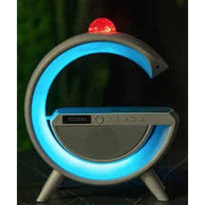 Boxa Bluetooth G2388A cu incarcare wireless lumina RGB si proiectie pe tavan Boxa Bluetooth G2388A cu incarcare wireless lumina RGB si proiectie pe tavan