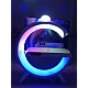 Boxa Bluetooth G2388A cu incarcare wireless lumina RGB si proiectie pe tavan Boxa Bluetooth G2388A cu incarcare wireless lumina RGB si proiectie pe tavan