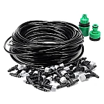 Kit racire terasa cu vapori de apa furtun de 10 m si 10 de duze