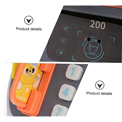 Jucarie interactiva bancomat ATM senzor de recunoastere faciala si PIN Jucarie interactiva bancomat ATM senzor de recunoastere faciala si PIN