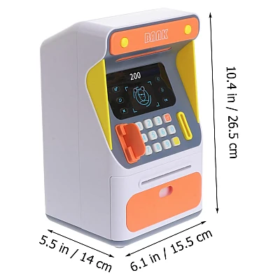 Jucarie interactiva bancomat ATM senzor de recunoastere faciala si PIN Jucarie interactiva bancomat ATM senzor de recunoastere faciala si PIN