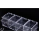 Organizator cu 4 recipiente transparente pentru condimente