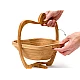 Cos de fructe pliabil in forma de mar din bambus Cos de fructe pliabil in forma de mar din bambus
