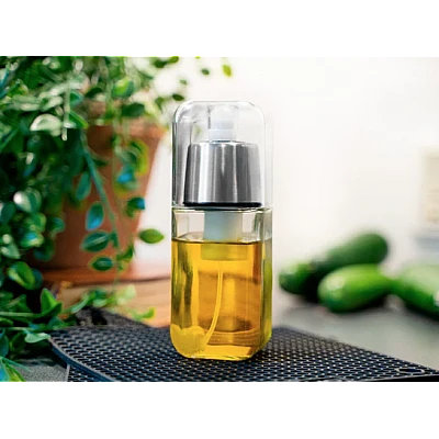 Pulverizator spray pentru ulei din sticla, reutilizabil 180 ml Pulverizator spray pentru ulei din sticla, reutilizabil 180 ml