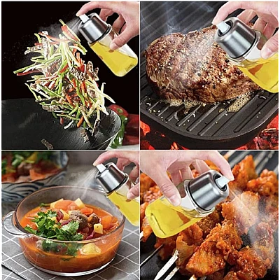 Pulverizator spray pentru ulei din sticla, reutilizabil 180 ml Pulverizator spray pentru ulei din sticla, reutilizabil 180 ml