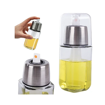 Pulverizator spray pentru ulei din sticla, reutilizabil 180 ml Pulverizator spray pentru ulei din sticla, reutilizabil 180 ml