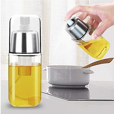 Pulverizator spray pentru ulei din sticla, reutilizabil 180 ml Pulverizator spray pentru ulei din sticla, reutilizabil 180 ml