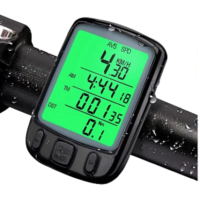 Kilometraj digital bicicleta SD 563A cu fir 25 functii afisaj temperatura ora comparator Kilometraj digital bicicleta SD 563A cu fir 25 functii afisaj temperatura ora comparator