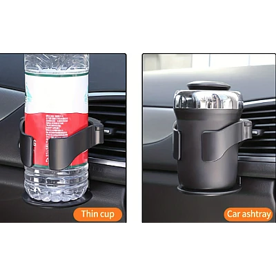 Suport auto pentru pahar cu prindere pe grila ventilatie Suport auto pentru pahar cu prindere pe grila ventilatie