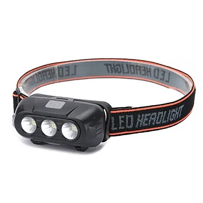 Lanterna de cap KX 214 cu 3 LED puternice Lanterna de cap KX 214 cu 3 LED puternice