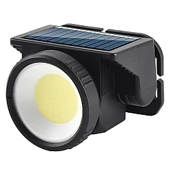 Lanterna puternica de cap WH 9958B cu panou solar