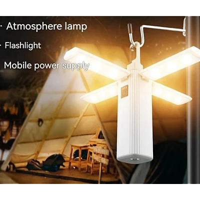 Lampa multifunctionala pentru camping YD 2301 cu 4 brate Lampa multifunctionala pentru camping YD 2301 cu 4 brate