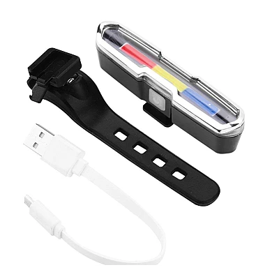 Lampa spate pentru bicicleta ZH 1808 cu lumina in 3 culori Lampa spate pentru bicicleta ZH 1808 cu lumina in 3 culori