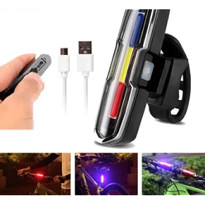 Lampa spate pentru bicicleta ZH 1808 cu lumina in 3 culori Lampa spate pentru bicicleta ZH 1808 cu lumina in 3 culori